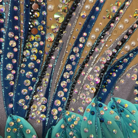 Rhythmic Gymnastics leotard. Size 11-13 y.o. - Picture 7 of 8